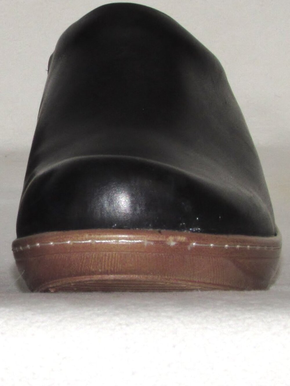 NEW Ladies SOFTWALK Black LeatherComfort Clogs Heels Shoes 9 N Orig $144 - Picture 6 of 10